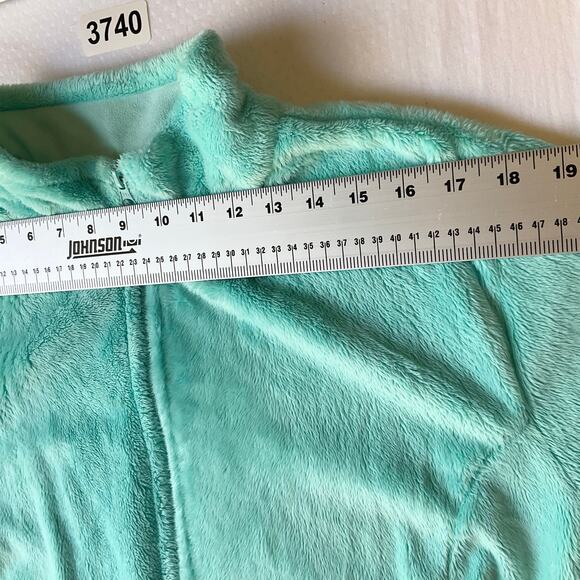 Made for Life Women Cozy Jacket Plus size 3X Full Zip Brushed Fleece Bright Blue - Picture 5 of 10
